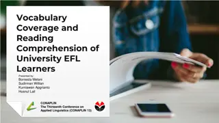 Vocabulary Coverage and Reading Comprehension of University EFL Learners