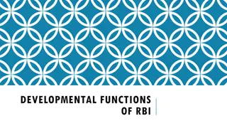 Developmental Functions of Reserve Bank of India