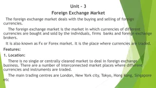 Overview of the Foreign Exchange Market