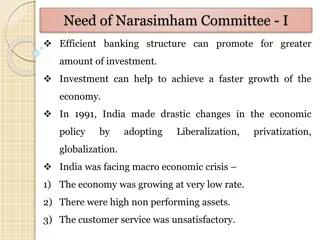 Narasimham Committee and Indian Banking Reforms