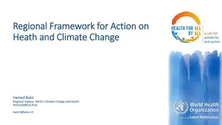 Regional Framework for Action on Health and Climate Change