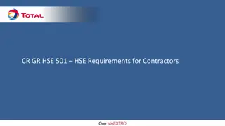 HSE Requirements for Contractors: Preparation and Qualification Processes