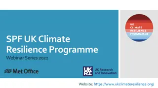 UK Climate Resilience Programme Webinar Series 2022