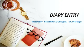 Guide to Diary Writing: Tips and Examples