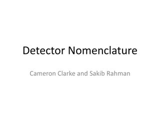 Advanced Detector Nomenclature and Proposed Segmentation System