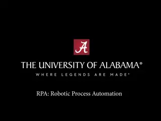 Robotics and Robotic Process Automation (RPA)