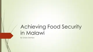 Enhancing Food Security in Malawi: Challenges and Solutions