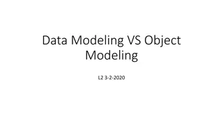 Data Modeling vs Object Modeling