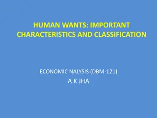 Understanding Human Wants: Characteristics, Importance & Classification