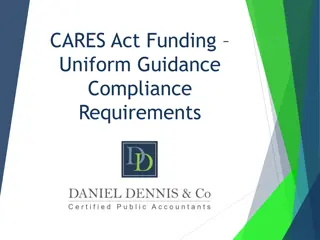 CARES Act Funding Compliance Requirements