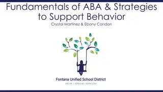 Understanding Fundamentals of ABA & Behavior Support Strategies