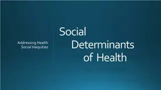 Social Determinants of Health and Their Impact on Well-being