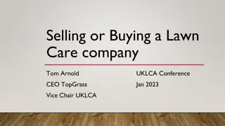 Insights into Buying and Selling a Lawn Care Company with Tom Arnold at UKLCA Conference Jan 2023