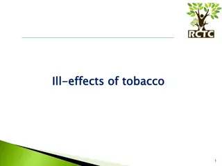 Impact of Tobacco on Health and Mortality