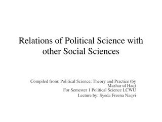 Interdisciplinary Approach in Political Science and Its Relation with History