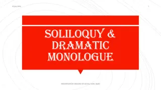 Understanding Soliloquy and Dramatic Monologue in Literature