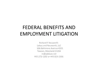 Social Security Benefits in Employment Litigation