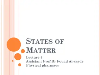 Phase Equilibria in Physical Pharmacy