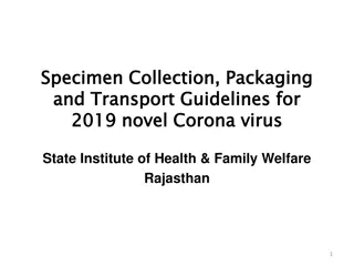 Guidelines for 2019 Novel Coronavirus Specimen Collection