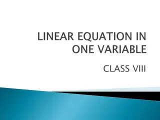 Linear Equations in Algebra: A Comprehensive Overview