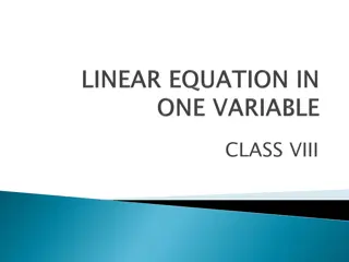 Understanding Linear Equations in Algebra: A Comprehensive Overview