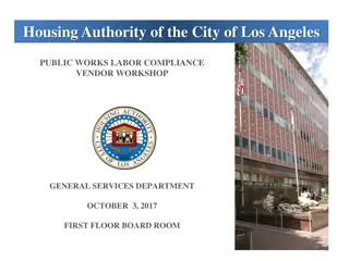 Public Works Labor Compliance Vendor Workshop by Housing Authority of the City of Los Angeles