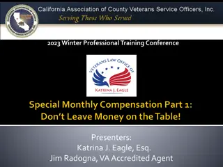 Special Monthly Compensation (SMC) for Veterans