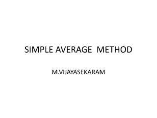 Simple Average Method in Cost Accounting