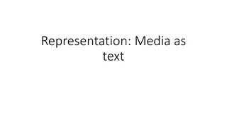 Understanding Representation in Media Studies