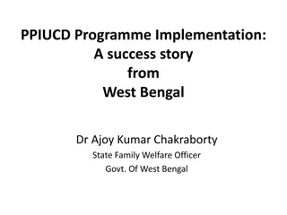 Success Story of PPIUCD Programme Implementation in West Bengal