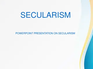 Secularism: Principles and Advantages