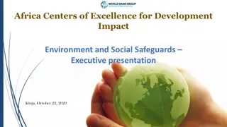Safeguard Policies for Sustainable Development and Impact: Overview and Objectives