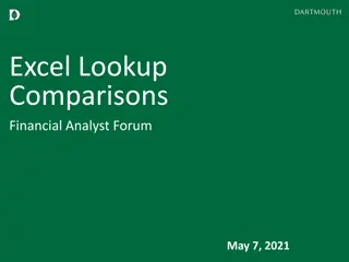 Mastering Excel Lookup Functions for Financial Analysis