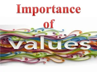 The Importance of Values in Building Harmonious Communities