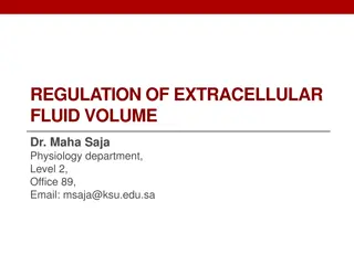 Regulation of Extracellular Fluid Volume: A Comprehensive Overview