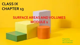 Solid Shapes: Surface Areas and Volumes Module