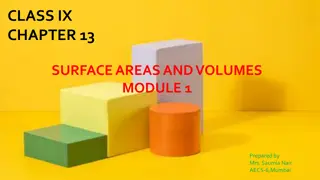 Understanding Solid Shapes: Surface Areas and Volumes Module