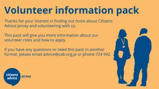 Explore Volunteer Opportunities with Citizens Advice Jersey