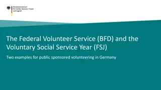Public Sponsored Volunteering Programs in Germany