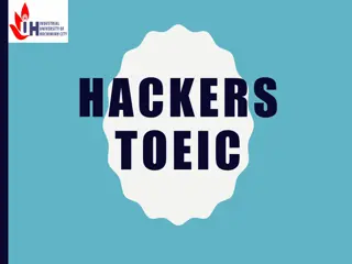 Practice Reading and Paraphrasing with HACKERS TOEIC