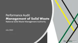 Performance Audit of Solid Waste Management: Challenges and Recommendations