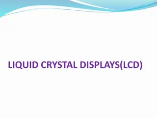 Liquid Crystal Displays (LCDs) and Their Advantages