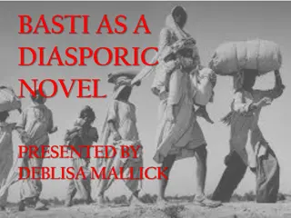 Diaspora Through the Novel 'Basti' by Deblisa Mallick