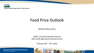 Overview of Food Price Trends and Consumer Expenditures in the US
