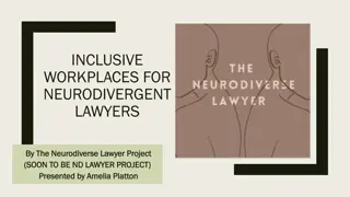 Creating Inclusive Workplaces for Neurodivergent Lawyers