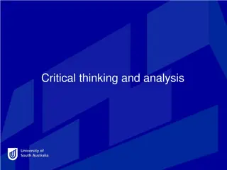 Enhancing Critical Thinking Skills: A Comprehensive Guide