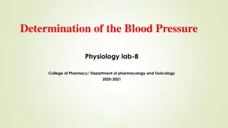 Blood Pressure Physiology in a Lab Setting