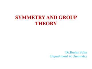 Understanding Symmetry and Group Theory in Chemistry