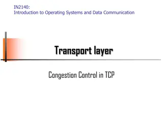 TCP Congestion Control in Operating Systems