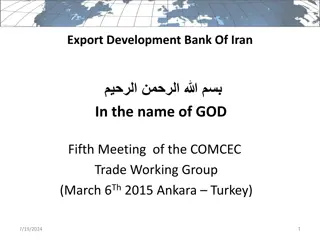 Export Development Bank of Iran Overview